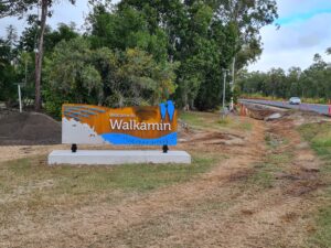 Walkamin town entry sign