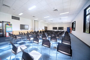 Rows of chairs in Atherton Coordination Centre